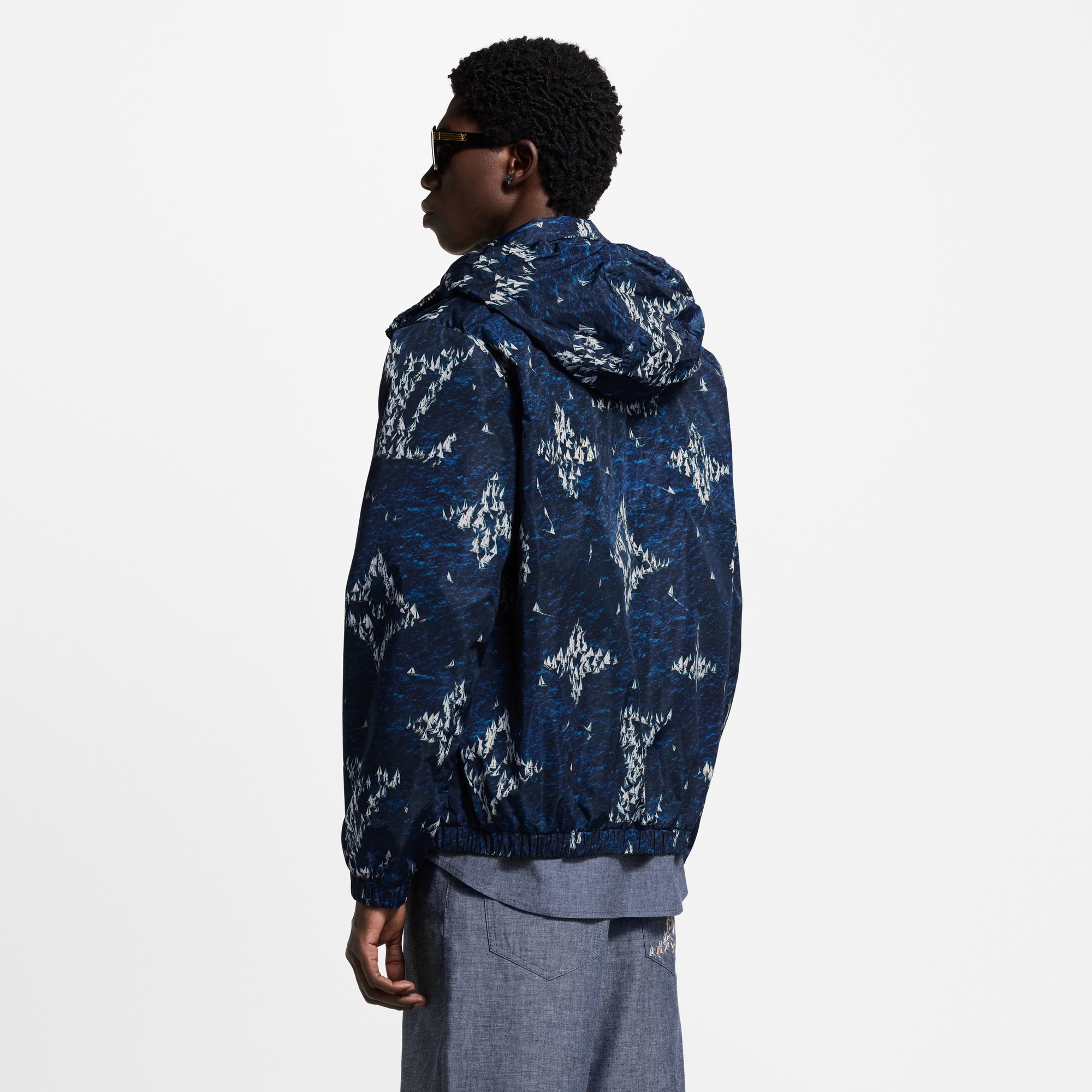 Printed Monogram Windbreaker - Men - Ready-to-Wear | LOUIS